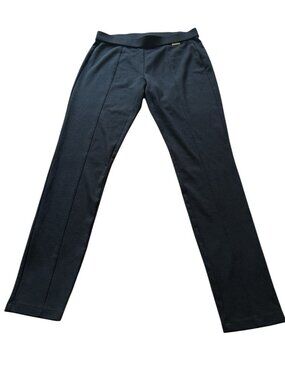 Michael Kors Womens Black Stretch Pants Size Medium Business Casual Slim Fit